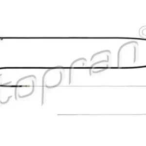 Cięgno zamka pokrywy komory silnika TOPRAN 103 707 Szybka dostawa