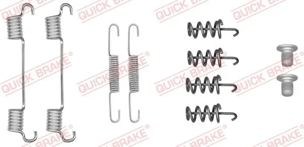 Zestaw akcesoriów, szczęki hamulcowe hamulca postojowego QUICK BRAKE 105-0051 Oferta czasowa