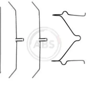 Sprawdź teraz Zestaw akcesoriów, klocki hamulcowe A.B.S. 1050Q