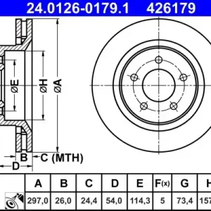 Bezpieczne zakupy Tarcza hamulcowa ATE 24.0126-0179.1