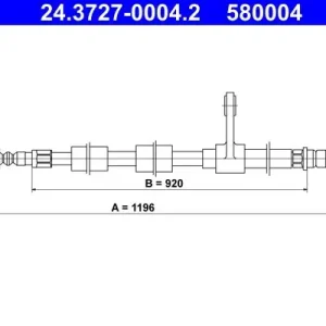 Cena promocyjna Cięgło, hamulec postojowy ATE 24.3727-0004.2