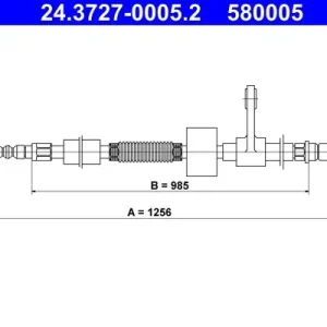 Cięgło, hamulec postojowy ATE 24.3727-0005.2 Super okazja