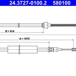 Cięgło, hamulec postojowy ATE 24.3727-0100.2 Oferta