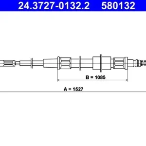 Cięgło, hamulec postojowy ATE 24.3727-0132.2 Tylko dziś