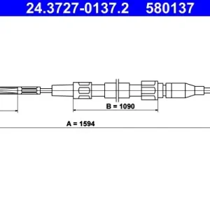 Zamów dziś Cięgło, hamulec postojowy ATE 24.3727-0137.2