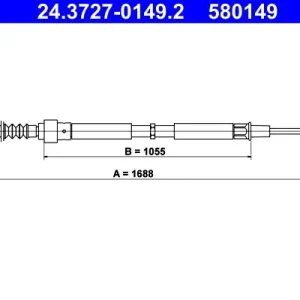 Cięgło, hamulec postojowy ATE 24.3727-0149.2 Oferta