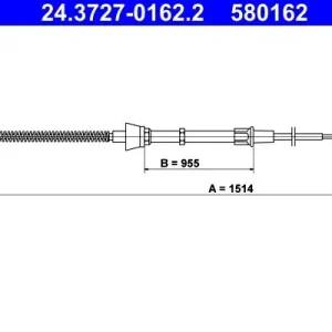 Cięgło, hamulec postojowy ATE 24.3727-0162.2 Cena promocyjna