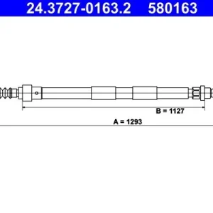 Cięgło, hamulec postojowy ATE 24.3727-0163.2 Okazja