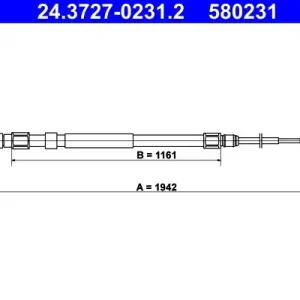 Cięgło, hamulec postojowy ATE 24.3727-0231.2 Ostatnia szansa