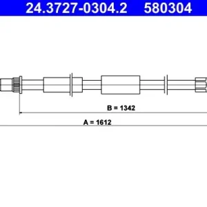 Cięgło, hamulec postojowy ATE 24.3727-0304.2 Niska cena