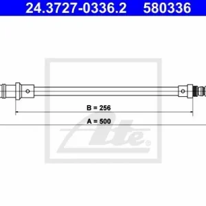 Cięgło, hamulec postojowy ATE 24.3727-0336.2 Kup teraz