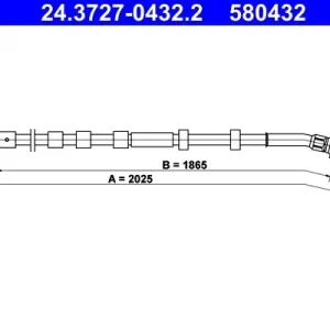 Cięgło, hamulec postojowy ATE 24.3727-0432.2 Nie przegap
