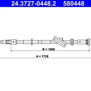 Cięgło, hamulec postojowy ATE 24.3727-0448.2 Szybka dostawa