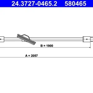 Cięgło, hamulec postojowy ATE 24.3727-0465.2 Super okazja