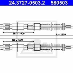 Cięgło, hamulec postojowy ATE 24.3727-0503.2 Ostatnia szansa