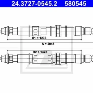 Cięgło, hamulec postojowy ATE 24.3727-0545.2 Cena promocyjna
