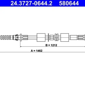 Cięgło, hamulec postojowy ATE 24.3727-0644.2 Bezpieczne zakupy
