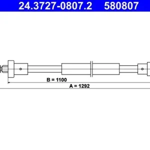 Cięgło, hamulec postojowy ATE 24.3727-0807.2 Ostatnia szansa