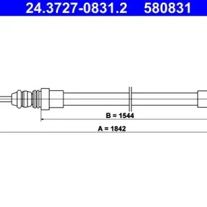 Zamów dziś Cięgło, hamulec postojowy ATE 24.3727-0831.2