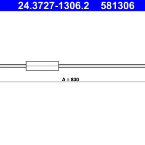 Cięgło, hamulec postojowy ATE 24.3727-1306.2 Bezpieczna płatność