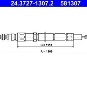 Cięgło, hamulec postojowy ATE 24.3727-1307.2 Obniżka ceny