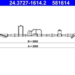 Bezpieczne zakupy Cięgło, hamulec postojowy ATE 24.3727-1614.2