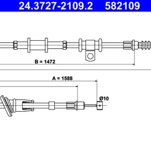 Bezpieczne zakupy Cięgło, hamulec postojowy ATE 24.3727-2109.2