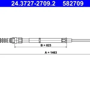 Bezpieczna płatność Cięgło, hamulec postojowy ATE 24.3727-2709.2