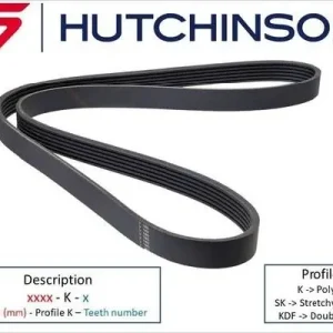Bestseller Pasek klinowy wielorowkowy HUTCHINSON 898 SK 5