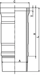 Tuleja cylindrowa KOLBENSCHMIDT 89901110 Tani