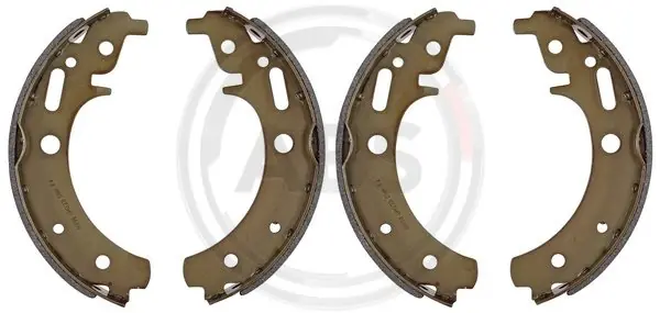 Wysoka jakość Zestaw szczęk hamulcowych A.B.S. 8998