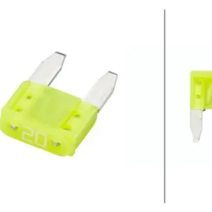 BEZPIECZNIK PLASKI MINI 20A ZOLTY Rabat