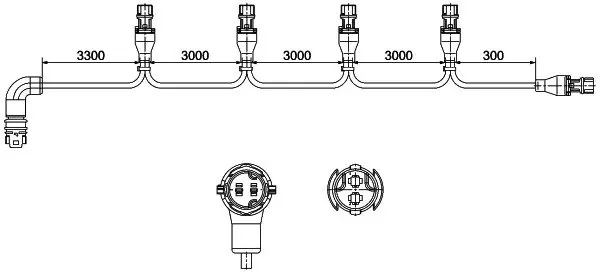 Złącze kablowe, boczne światła obrysowe HELLA 8KB 340 820-421 Tylko do końca tygodnia