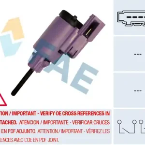 Zniżka Sklep Wazcar  Karta produktu: FAE 24760 FAE WŁĄCZNIK ŚWIATEŁ STOP VW