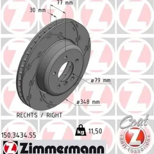 TARCZA HAMULC. BMW 5 E60,E61 6 E63  03-10 PP Darmowy zwrot