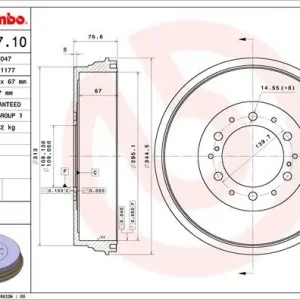 Tylko do końca tygodnia BĘBEN HAMULC. TOYOTA HILUX  05-
