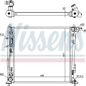 CHŁODNICA SILNIKA HYUNDAI Niska cena