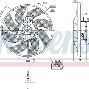 WENTYLATOR CHŁODNICY VW Oferta czasowa