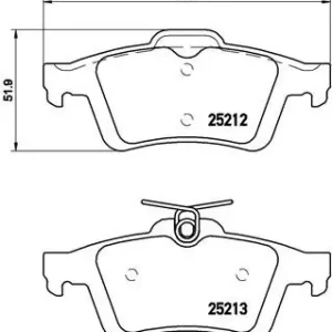 Bezpieczne zakupy KLOCKI HAMULC. FORD FOCUS III  11- TYŁ