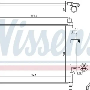 CHŁODNICA KLIMATYZACJI NISSAN Obniżka ceny