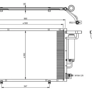 CHŁODNICA KLIMATYZACJI FORD Szybka wysyłka