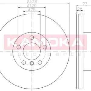 TARCZA HAMULC. PRZÓD BMW X3 (F25) 10- Szybka dostawa