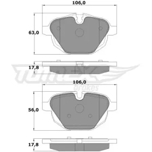KLOCKI HAMULC. BMW 5 F10  10- TYŁ Ostatnia szansa