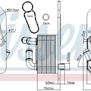 Zamów teraz CHŁODNICA OLEJU FORD