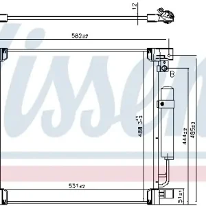 CHŁODNICA KLIMATYZACJI FIAT Cena promocyjna