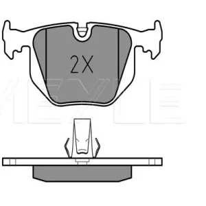 KLOCKI HAMULC. BMW X5 E53  00-  TYŁ Obniżka ceny