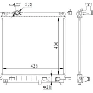 Sprawdź teraz CHŁODNICA SILNIKA NISSAN
