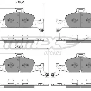 Cena promocyjna KLOCKI HAMULC. AUDI A4  15- PRZÓD