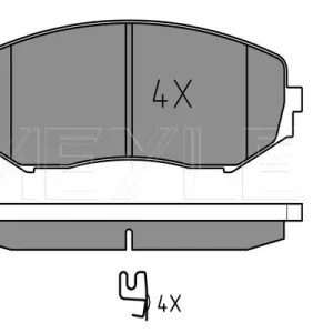 KLOCKI HAMULC. SUZUKI GRAND VITARA  05- Hit cenowy