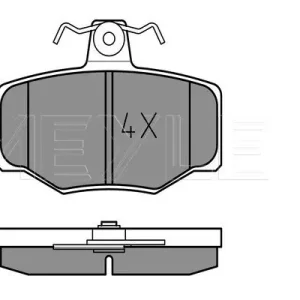 KLOCKI HAMULC. NISSAN PRIMERA  90-02 TYŁ Wyprzedaż